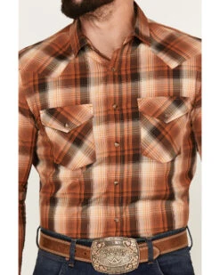 Pendleton Men's Frontier Plaid Long Sleeve Snap Western Shirt -Wrangle Clothing Shop 2000374651 220 P3