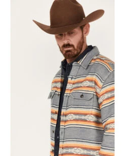 Pendleton Men's Driftwood Stripe Button-Down Western Shirt -Wrangle Clothing Shop 2000374665 400 P2