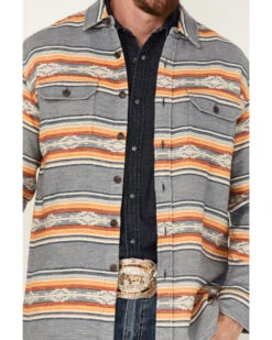 Pendleton Men's Driftwood Stripe Button-Down Western Shirt -Wrangle Clothing Shop 2000374665 400 P3