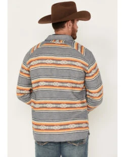 Pendleton Men's Driftwood Stripe Button-Down Western Shirt -Wrangle Clothing Shop 2000374665 400 P4