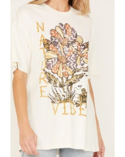 Cleo + Wolf Women's Nature Vibes Oversized Graphic Tee -Wrangle Clothing Shop 2000374821 103 P3