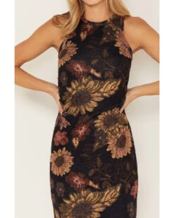 Cleo + Wolf Women's Sheer Floral Print Tank Dress -Wrangle Clothing Shop 2000375137 001 P3