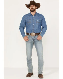 Hooey Men's Revolver Light Wash Slim Straight Reflex Jeans  -Wrangle Clothing Shop 2000375479 412 P3