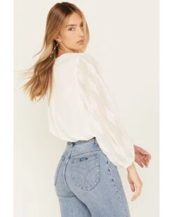 Talisman Women's Harmony Long Sleeve Blouse 9 Talisman Women's Harmony Long Sleeve Blouse -Wrangle Clothing Shop 2000375588 100 P4