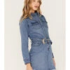Idyllwind Women's Medium Wash Belted Western Denim Dress -Wrangle Clothing Shop 2000375742 400 P1