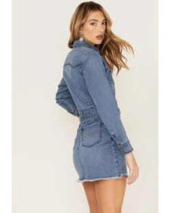 Idyllwind Women's Medium Wash Belted Western Denim Dress 9 Idyllwind Women's Medium Wash Belted Western Denim Dress -Wrangle Clothing Shop 2000375742 400 P4