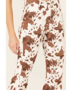 Saints & Hearts Women's High Rise Cow Print Flare Jeans -Wrangle Clothing Shop 2000379203 103 P2