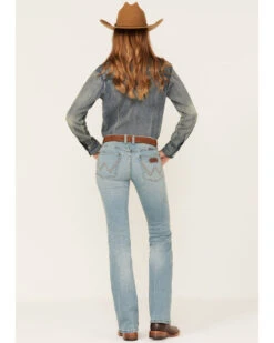 Wrangler Retro Women's Medium Wash Mid Rise Madelyn Bootcut Jeans -Wrangle Clothing Shop 2000380194 400 P3