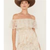 Shyanne Women's Off-Shoulder Tiered Lace Dress -Wrangle Clothing Shop 2000380623 295 P1