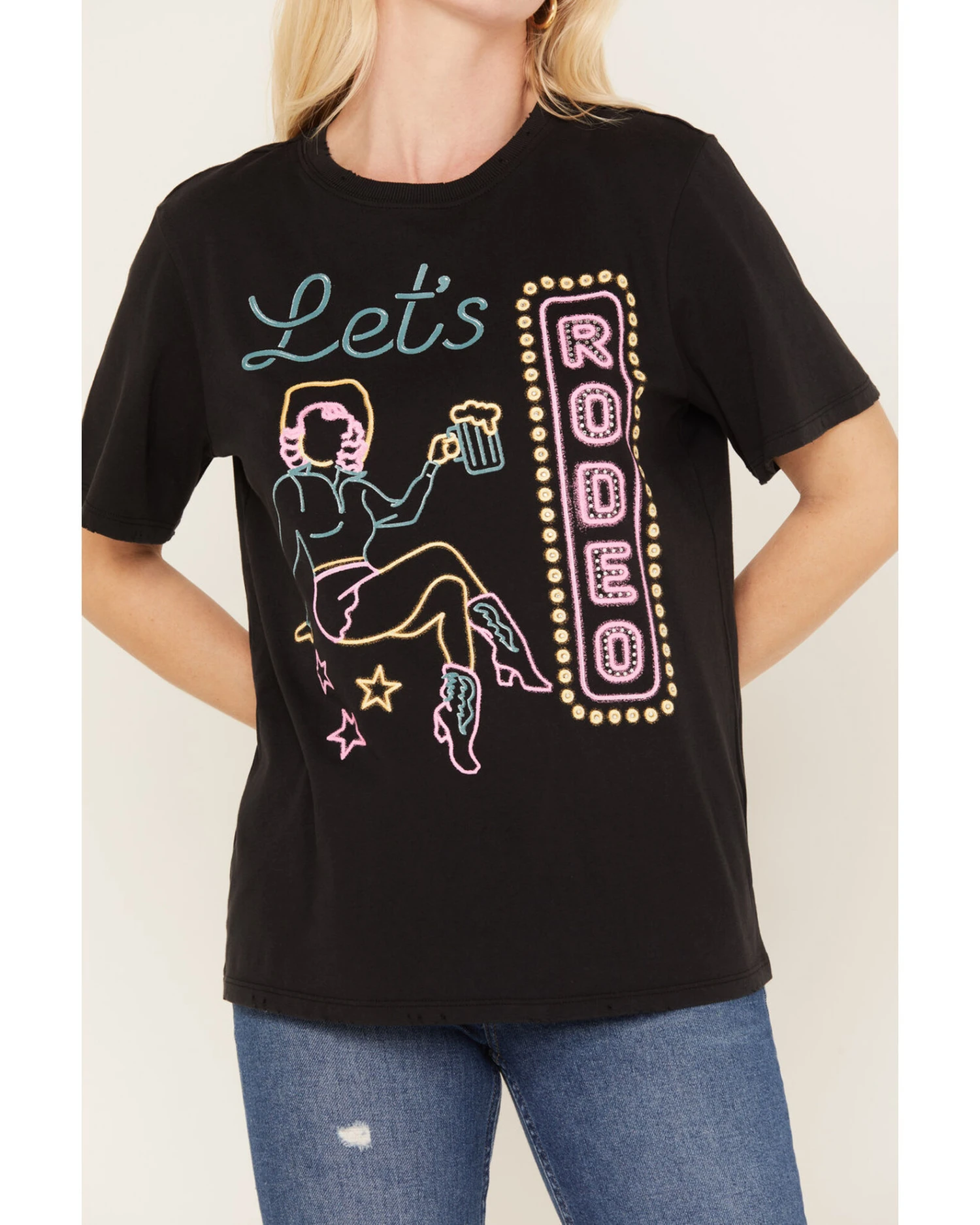Idyllwind Women's Quail Let's Rodeo Graphic Tee 5 Idyllwind Women's Quail Let's Rodeo Graphic Tee - Image 3