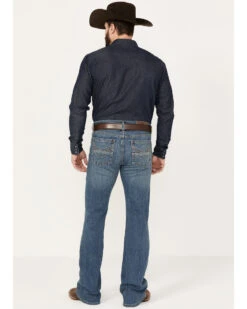 Cody James Men's Light A Shuck Medium Wash Relaxed Bootcut Stretch Denim Jeans 8 Cody James Men's Light A Shuck Medium Wash Relaxed Bootcut Stretch Denim Jeans -Wrangle Clothing Shop 2000381085 413 P3