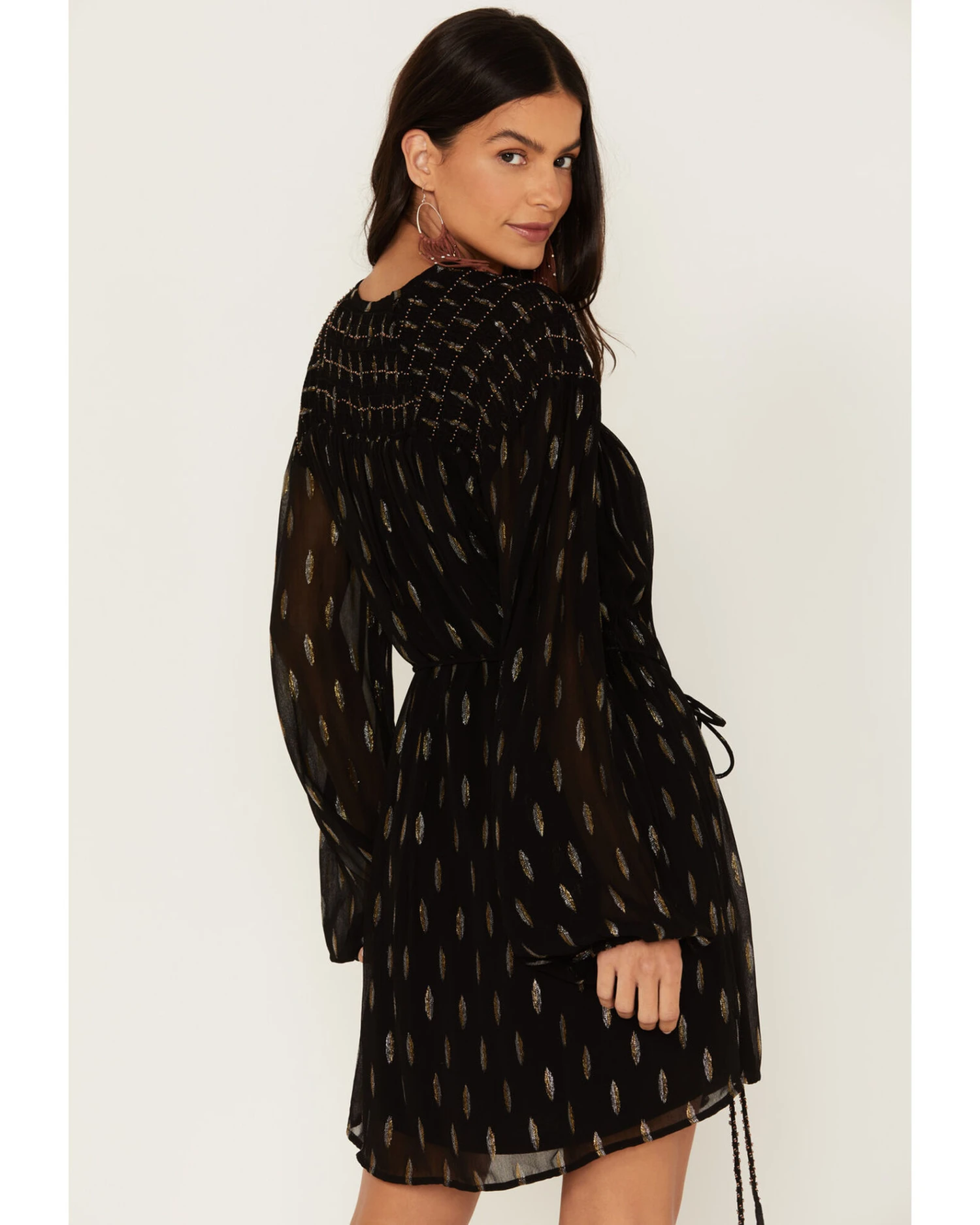 Idyllwind Women's Jolly Metallic Clip Dot Dress 6 Idyllwind Women's Jolly Metallic Clip Dot Dress - Image 4