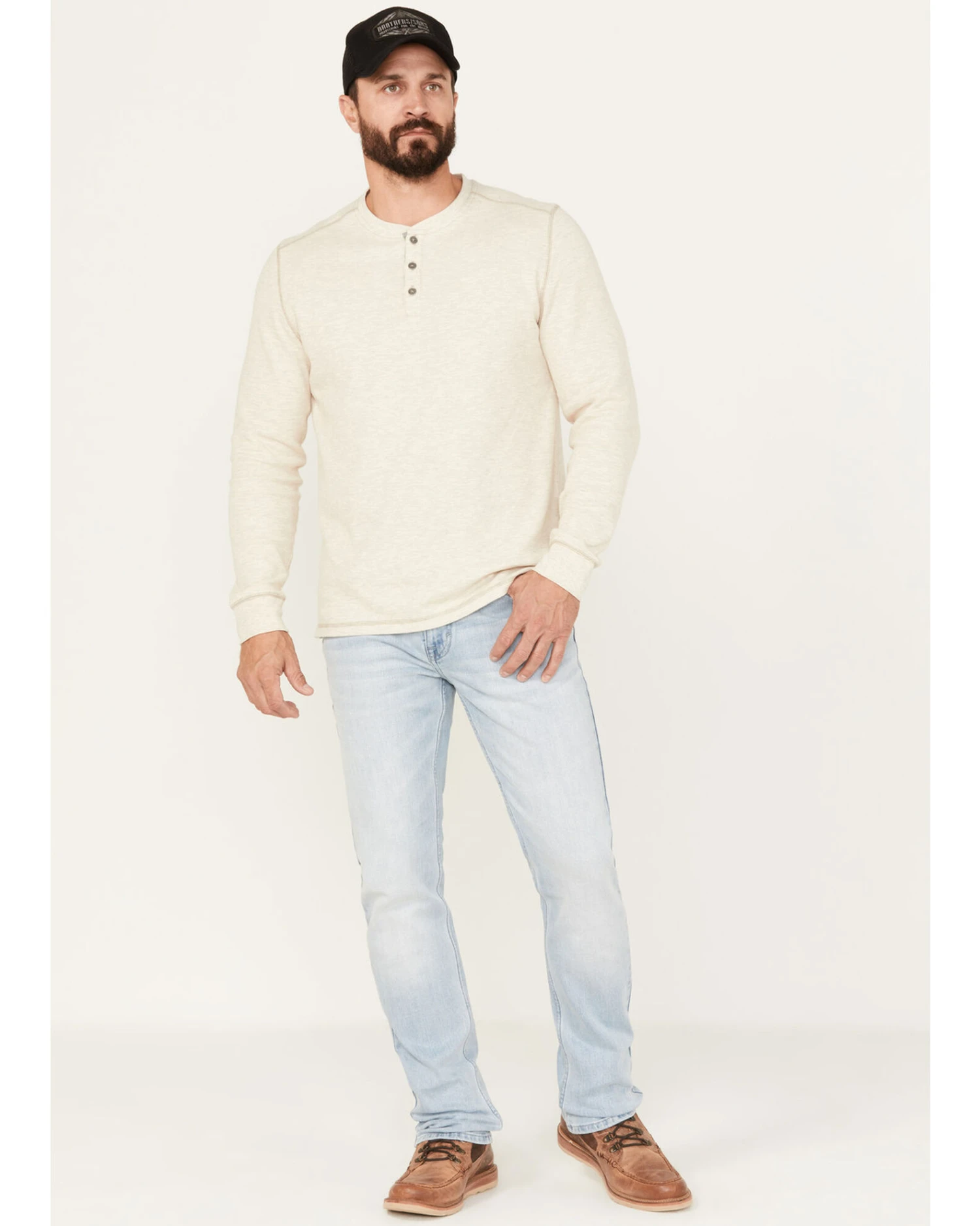 Brothers & Sons Men's Sedona Light Wash Slim Straight Stretch Denim Jeans 3 Brothers & Sons Men's Sedona Light Wash Slim Straight Stretch Denim Jeans