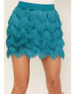 Shyanne Women's Fringe Flapper Mini Skirt -Wrangle Clothing Shop 2000381374 442 P2