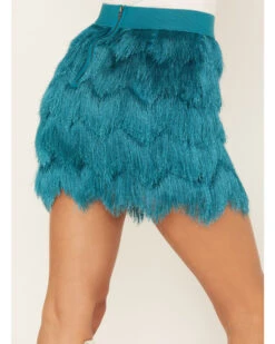 Shyanne Women's Fringe Flapper Mini Skirt -Wrangle Clothing Shop 2000381374 442 P4