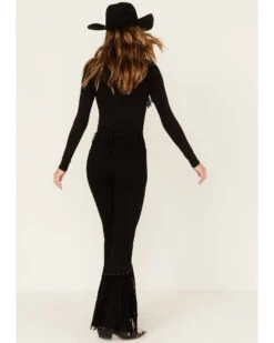 Idyllwind Women's Fringe & Embellished High Risin' Stretch Flare Jeans 8 Idyllwind Women's Fringe & Embellished High Risin' Stretch Flare Jeans -Wrangle Clothing Shop 2000382098 001 P3