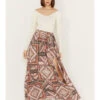 Shyanne Women's Printed Wrap Maxi Skirt -Wrangle Clothing Shop 2000382841 202 P1