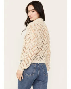 Cleo + Wolf Women's Cropped Boxy Cardigan -Wrangle Clothing Shop 2000382943 295 P4