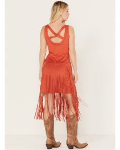 Idyllwind Women's Country Mannor Faux Suede Fringe Dress 9 Idyllwind Women's Country Mannor Faux Suede Fringe Dress -Wrangle Clothing Shop 2000382979 800 P4