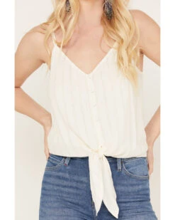 Idyllwind Women's Rio Metallic Striped Tie Tank Top 8 Idyllwind Women's Rio Metallic Striped Tie Tank Top -Wrangle Clothing Shop 2000382980 103 P3