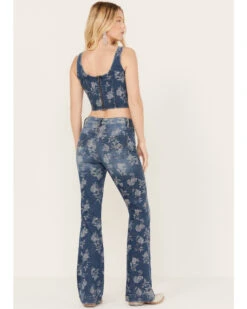 Idyllwind Women's High Risin Floral Drive Flare Jeans 8 Idyllwind Women's High Risin Floral Drive Flare Jeans -Wrangle Clothing Shop 2000383131 415 P3