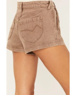 Cleo + Wolf Women's High Rise Stretch Shorts -Wrangle Clothing Shop 2000383232 251 P4