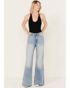 Wrangler Women's Honolua Wanderer 622 High Rise Flare Jeans