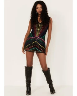 Any Old Iron Women's Multicolored Beaded Dress 9 Any Old Iron Women's Multicolored Beaded Dress -Wrangle Clothing Shop 2000384068 001 P3