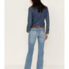 Wrangler Retro Women's Mid Rise Medium Wash Paige Bootcut Jeans -Wrangle Clothing Shop 2000384111 414 P1