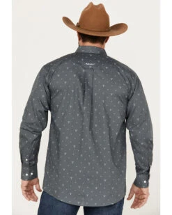 Ariat Men's Faraz Classic Fit Long Sleeve Button Down Western Shirt -Wrangle Clothing Shop 2000384556 023 P4