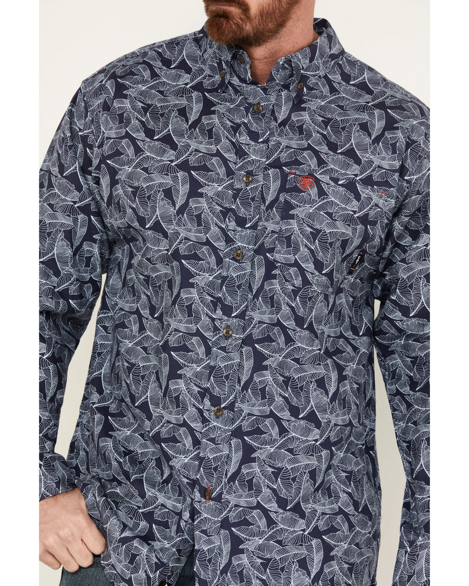 Ariat Men's FR Nighthawk Long Sleeve Button Down Western Work Shirt 5 Ariat Men's FR Nighthawk Long Sleeve Button Down Western Work Shirt - Image 3