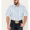 Panhandle Men's Serape Striped Short Sleeve Western Pearl Snap Shirt -Wrangle Clothing Shop 2000385148 440 P1