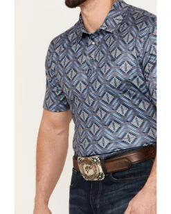 Panhandle Men's Southwestern Short Sleeve Snap Polo -Wrangle Clothing Shop 2000385199 400 P3