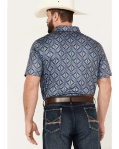 Panhandle Men's Southwestern Short Sleeve Snap Polo -Wrangle Clothing Shop 2000385199 400 P4