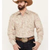 Stetson Men's Paisley Long Sleeve Western Snap Shirt 1 Stetson Men's Paisley Long Sleeve Western Snap Shirt -Wrangle Clothing Shop 2000385710 281 P1