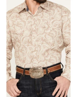 Stetson Men's Paisley Long Sleeve Western Snap Shirt 8 Stetson Men's Paisley Long Sleeve Western Snap Shirt -Wrangle Clothing Shop 2000385710 281 P3