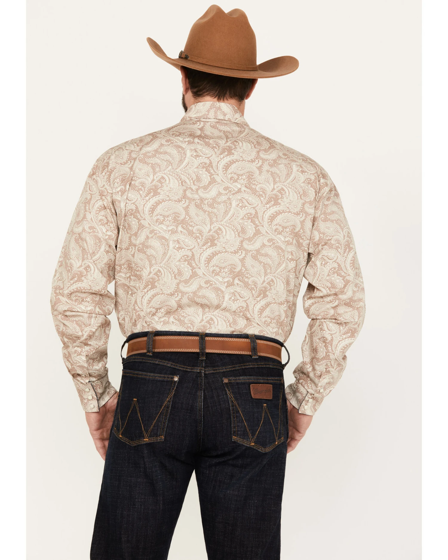 Stetson Men's Paisley Long Sleeve Western Snap Shirt 6 Stetson Men's Paisley Long Sleeve Western Snap Shirt - Image 4
