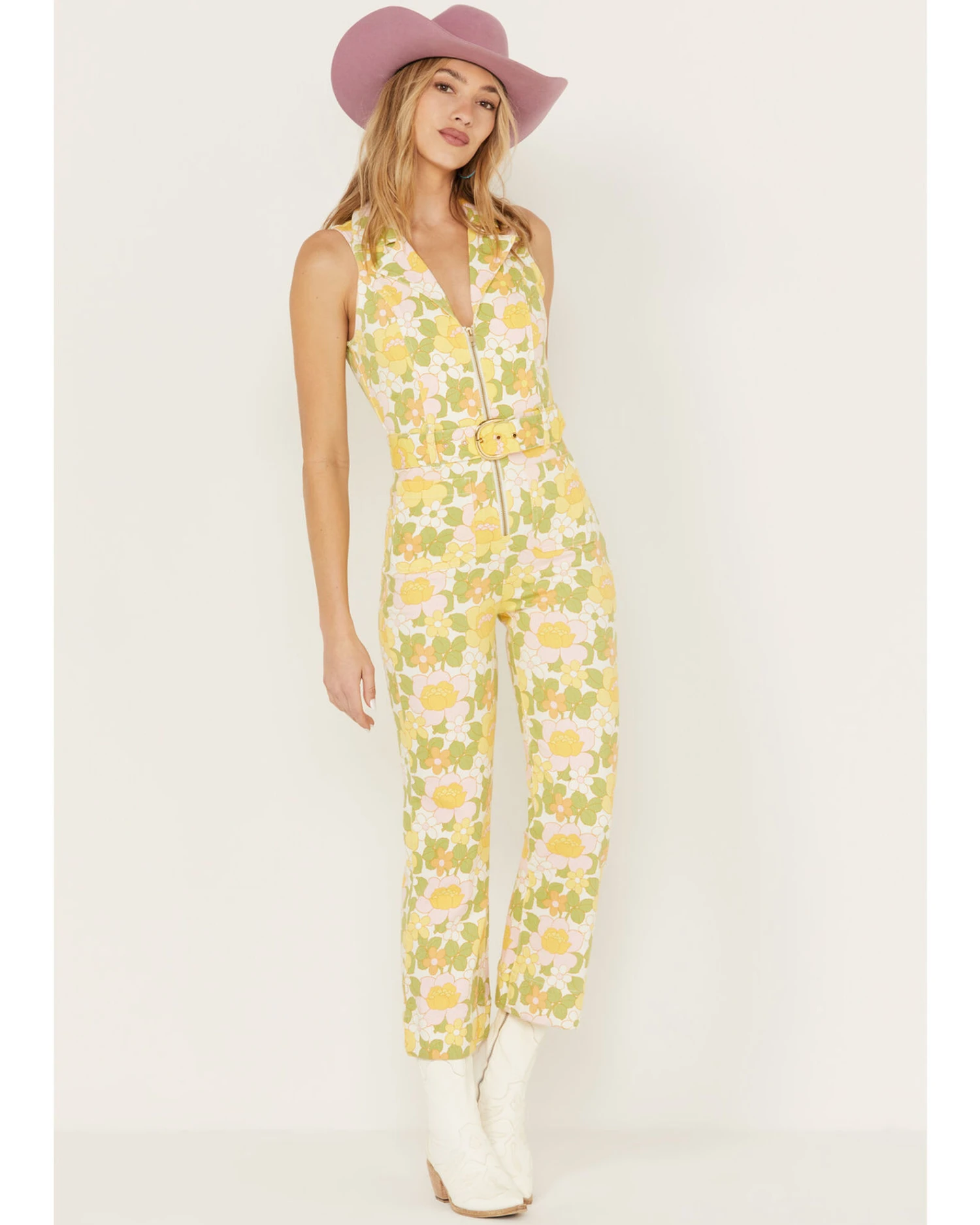 Show Me Your Mumu Women's Floral Jacksonville Jumpsuit 4 Show Me Your Mumu Women's Floral Jacksonville Jumpsuit - Image 2