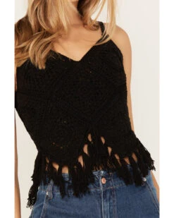 Shyanne Women's Crochet Fringe Tank 8 Shyanne Women's Crochet Fringe Tank -Wrangle Clothing Shop 2000386164 001 P3