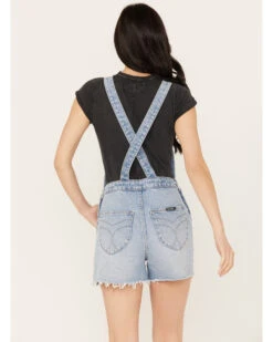 Rolla's Women's Medium Wash Original Denim Shortalls 9 Rolla's Women's Medium Wash Original Denim Shortalls -Wrangle Clothing Shop 2000386549 414 P4