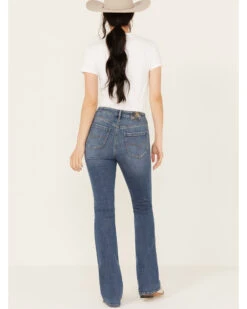 Cleo + Wolf Women's Juniper Medium Wash High Rise Slim Bootcut Jeans 8 Cleo + Wolf Women's Juniper Medium Wash High Rise Slim Bootcut Jeans -Wrangle Clothing Shop 2000386826 415 P3