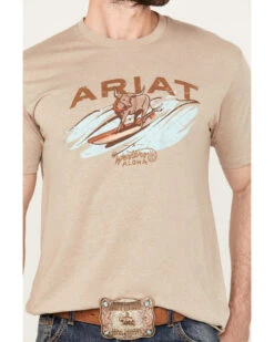 Ariat Men's Surf And Turf Aloha Short Sleeve Fitted Graphic T-Shirt -Wrangle Clothing Shop 2000387318 104 P3