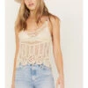 Miss Me Women's Crochet Sleeveless Tank -Wrangle Clothing Shop 2000387330 110 P1
