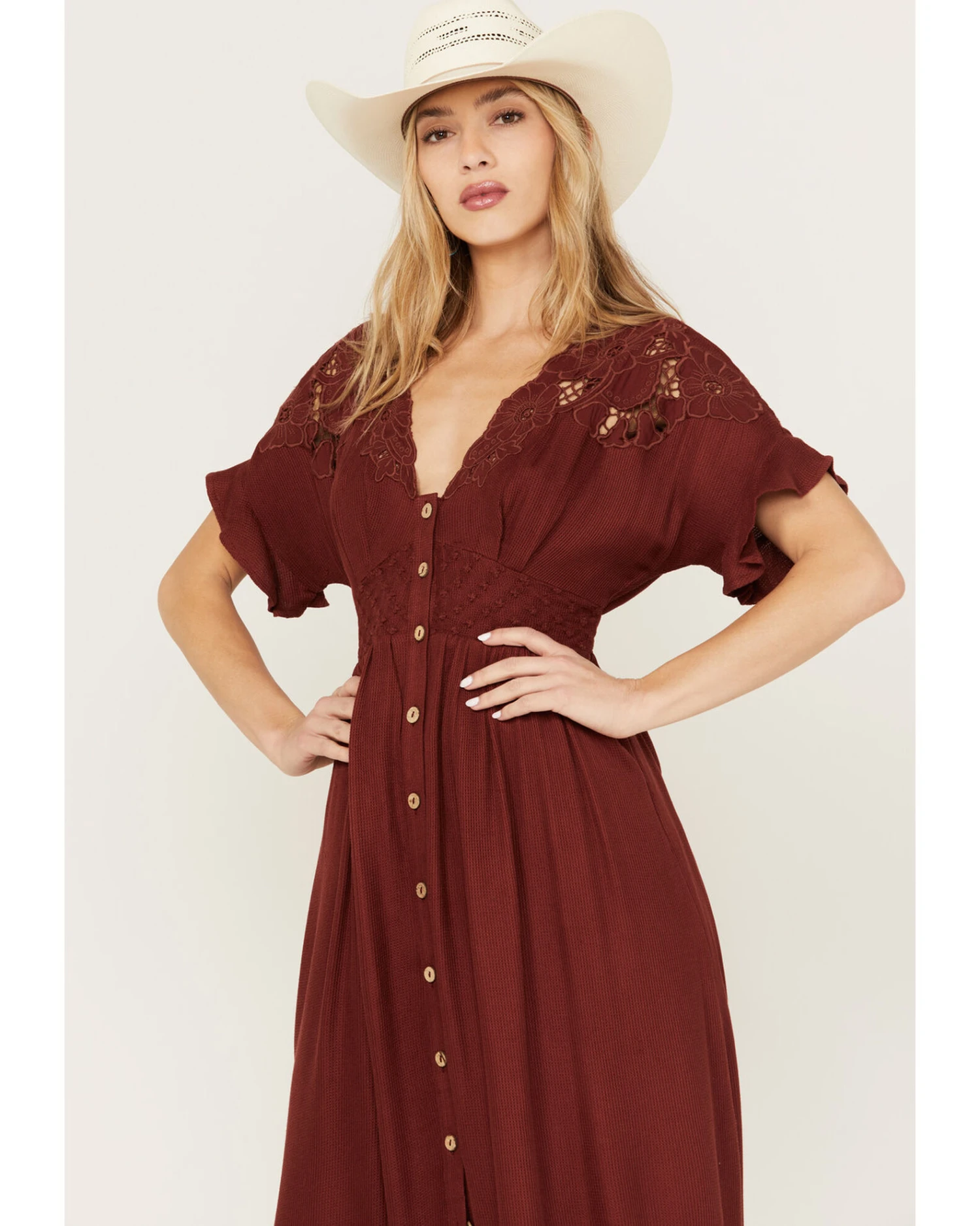 Free People Women's Colette Maxi Dress 4 Free People Women's Colette Maxi Dress - Image 2