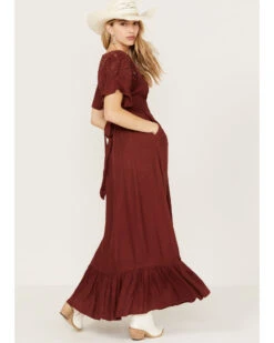 Free People Women's Colette Maxi Dress 9 Free People Women's Colette Maxi Dress -Wrangle Clothing Shop 2000387970 203 P4