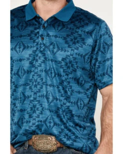 RANK 45 Men's Southwestern Polo -Wrangle Clothing Shop 2000387999 442 P3