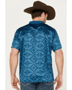 RANK 45 Men's Southwestern Polo -Wrangle Clothing Shop 2000387999 442 P4
