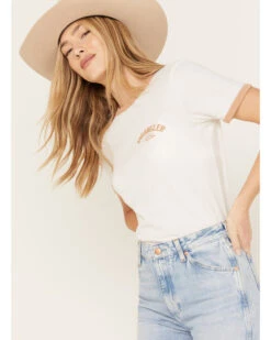 Wrangler Women's Sun Graphic Ringer Tee -Wrangle Clothing Shop 2000388125 103 P4