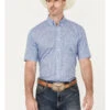 Roper Men's Geo Print Short Sleeve Button Down Western Shirt 2 Roper Men's Geo Print Short Sleeve Button Down Western Shirt -Wrangle Clothing Shop 2000388209 400 P1