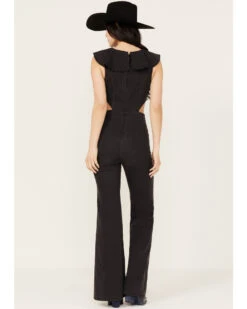 Flying Tomato Women's On The Way Denim Jumpsuit 9 Flying Tomato Women's On The Way Denim Jumpsuit -Wrangle Clothing Shop 2000388709 001 P4